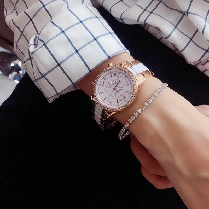 Aazuo Fine Jewelry 18K Gold Natrual Diamond 3.0ct Classic Tennis Bracelets For Woman Upscale Trendy Wedding Engagement Party