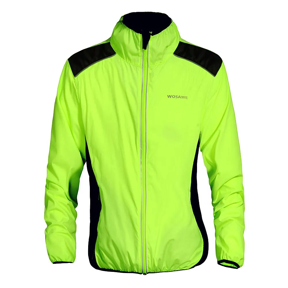 WOSAWE Windproof Cycling Jackets Men Women Riding Waterproof Bicycle Clothing Bike Long Sleeve Jerseys Sleeveless Vest Wind Coat - KAISERINC