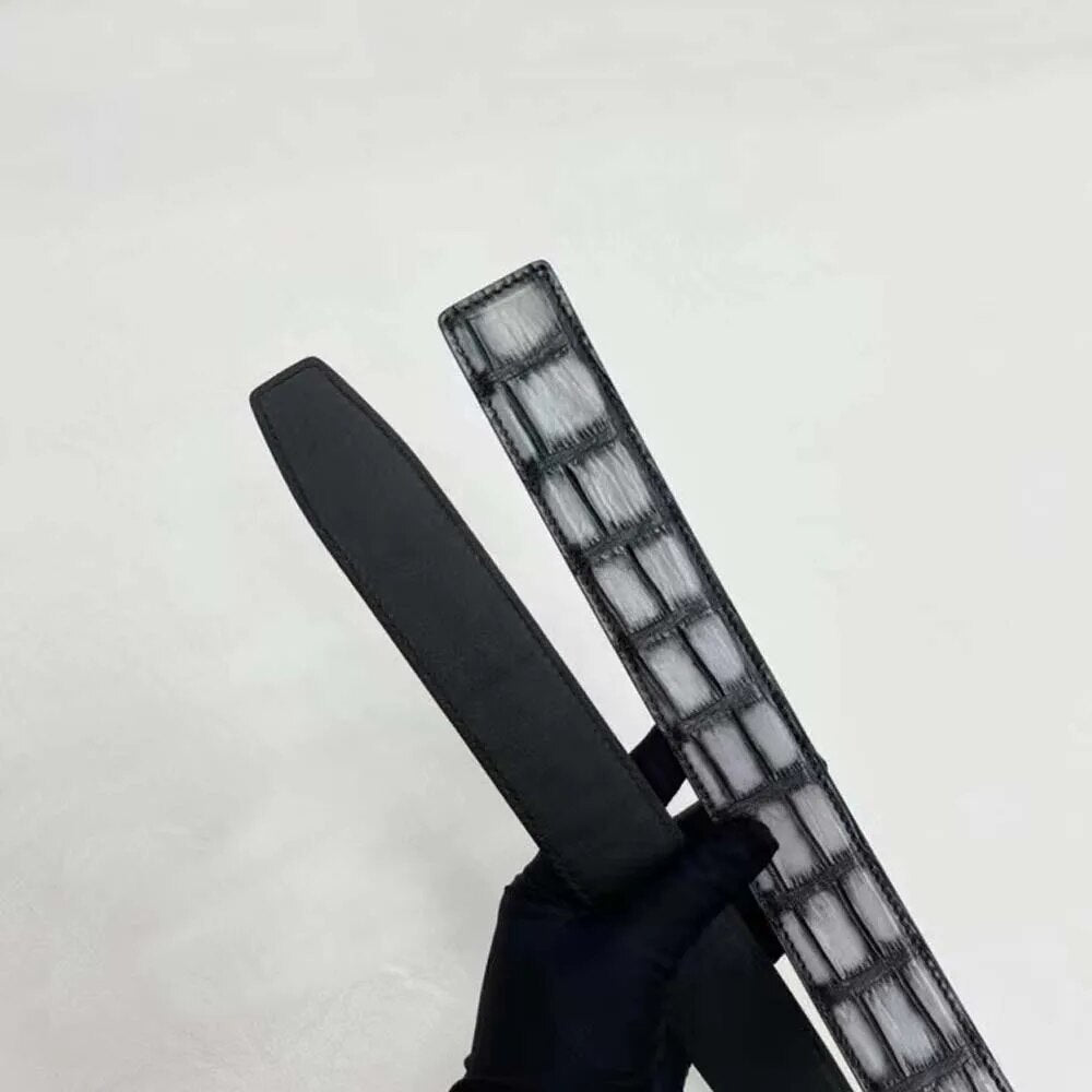 yingshang new crocodile leather belt nile crocodile leather leather belt for male fashion style
