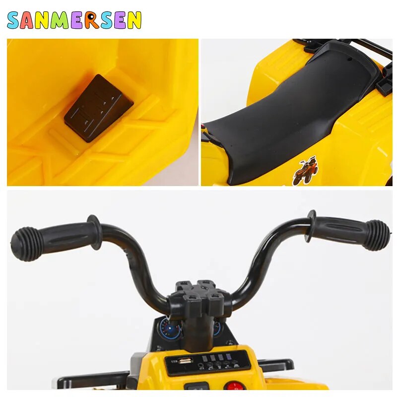 Four-wheel Drive Kids Electric Cars Children Electric Car Ride On 2-8 Years Riding Toy Off-road Vehicle Child Remote Control Car