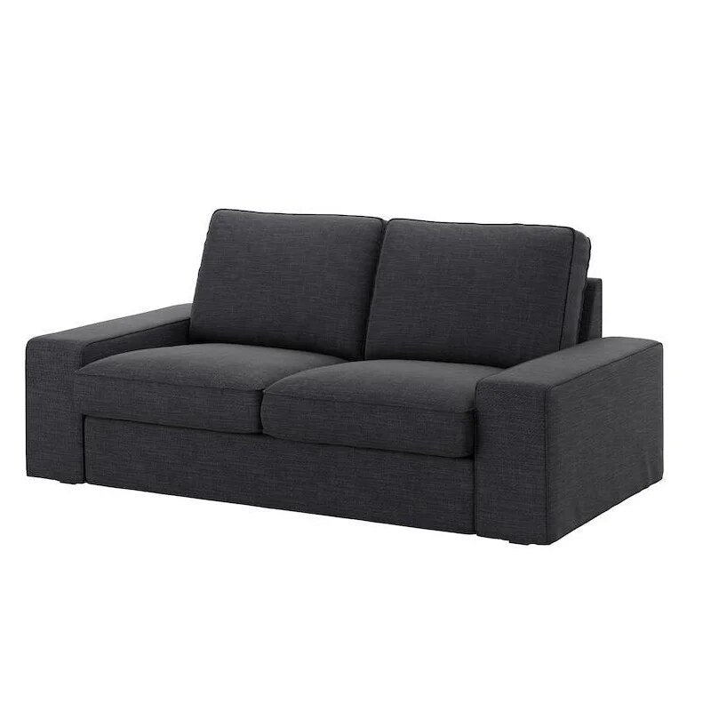 U-BEST New Design Black Genuine Leather Sofa Morden living room furniture leather recliner sofa 3 seats lounge sofa