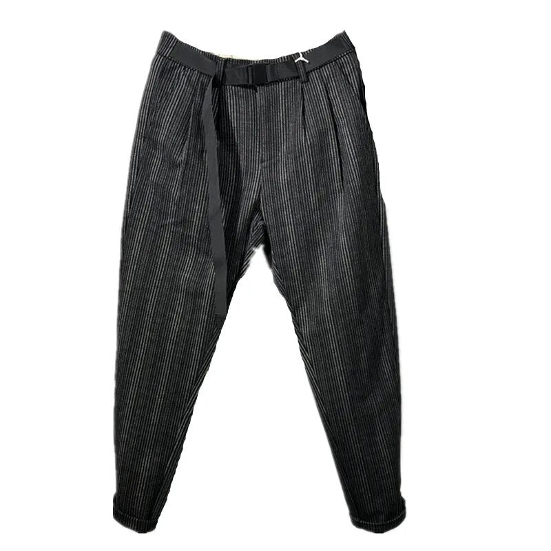 Owen Seak Men Casual Cargo Harem Pants High Street Wear Hip Hop Ankle Length Men's Clothing Sweatpants Autumn Black Pants