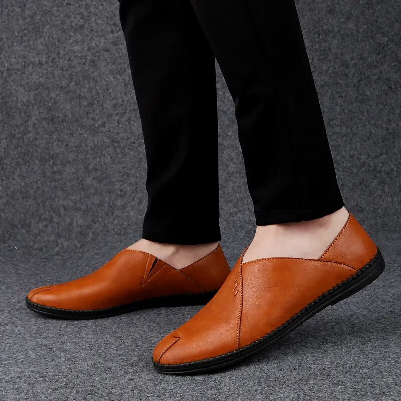 Summer men's business shoes men's English wedding casual shoes breathable thin fashion men's shoes simple Joker leather shoes