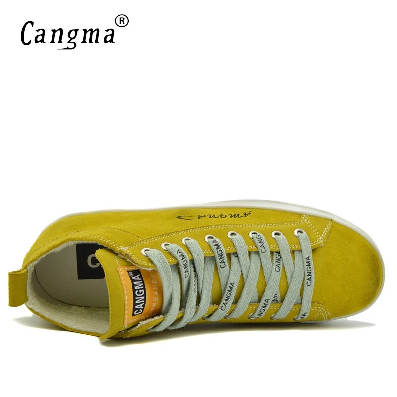 Custom Name Logo Designer Women Men Sneakers Genuine Leather Casual Shoes CMM019