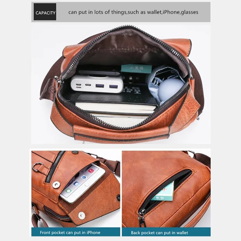 JEEP BULUO Shoulder Bag  Messenger Tote Bag Travel Luxury Brand New  Men BAGS Crossbody  For Male Split Leather Fashion Business