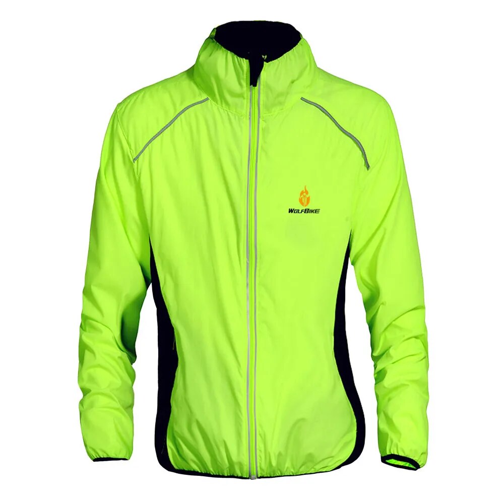 WOSAWE Windproof Cycling Jackets Men Women Riding Waterproof Bicycle Clothing Bike Long Sleeve Jerseys Sleeveless Vest Wind Coat - KAISERINC