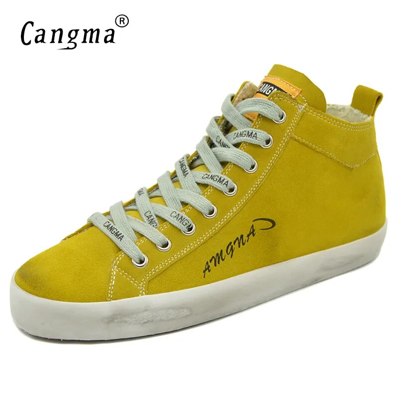 Custom Name Logo Designer Women Men Sneakers Genuine Leather Casual Shoes CMM019