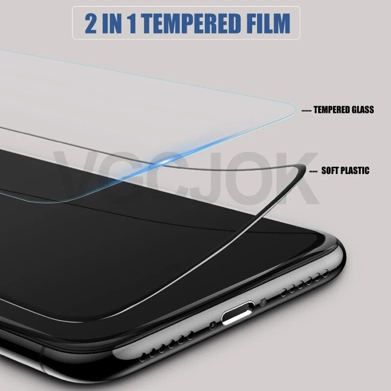 999D Curved Protective Glass For iPhone 7 8 6 6S Plus SE 2020 Glass Screen Protector iPhone X XS 11 Pro Xs Max XR Glas Film Case