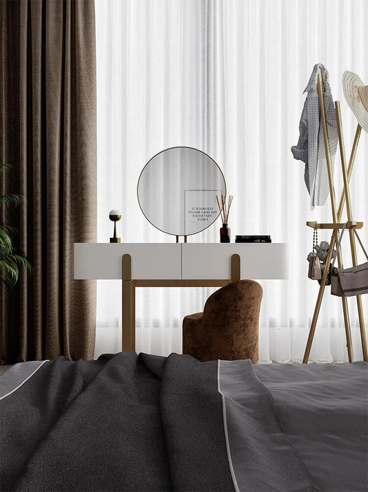 dressing table in Taipei European bedroom glass cabinet  chest drawers  living room furniture tv
