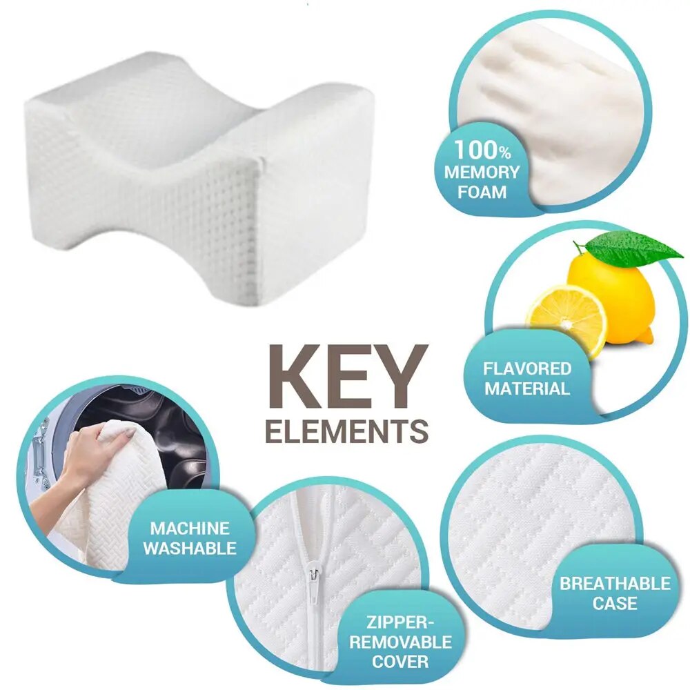 Pregnancy Pillow Detachable Multi-Function Memory Foam Leg Lock Pillow Pregnant Women Sleeping Knee Pillow Bed Latex Pillow