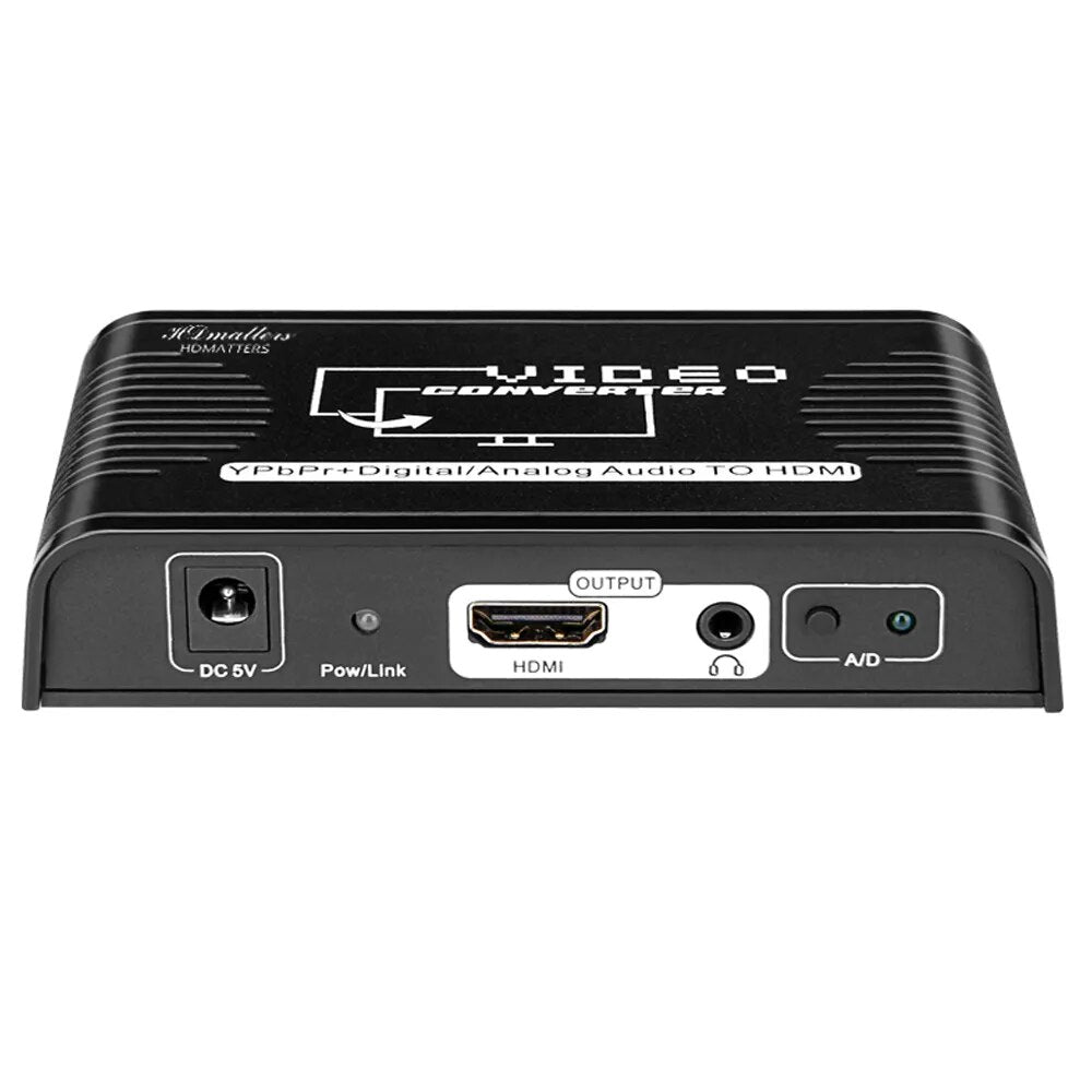 5 RCA Ypbpr component to HDMI-compatible converter component video to hdmi-compable video audio converter adapter for ps2