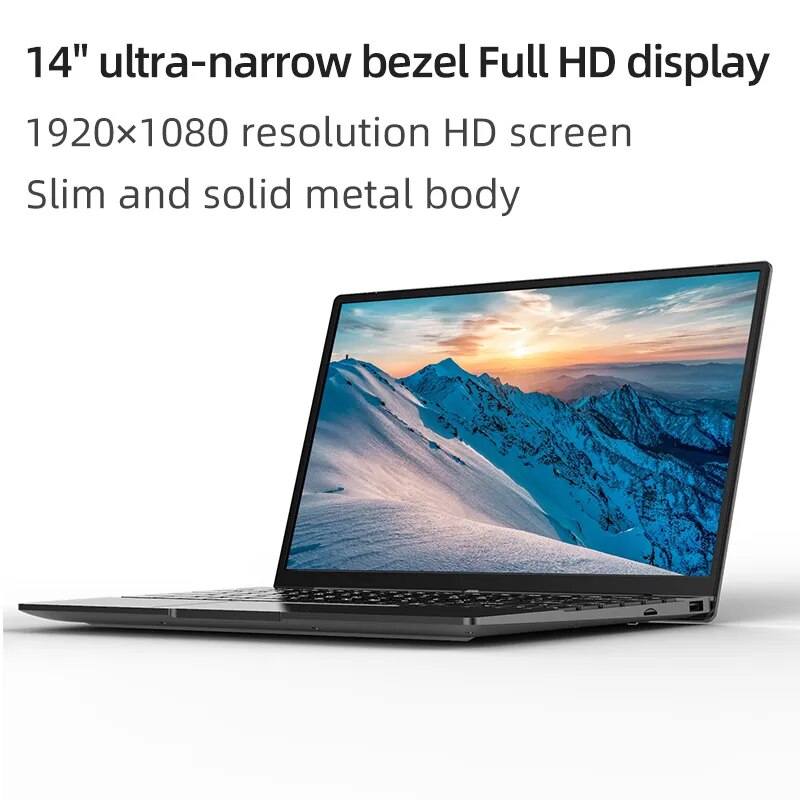 ALLDOCUBE GT Book Windows 11 Laptops 12GB LPDDR4  256GB SSD  Intel Celeron N5100 1920×1080 IPS Notebook 14.1 inch WiFi6