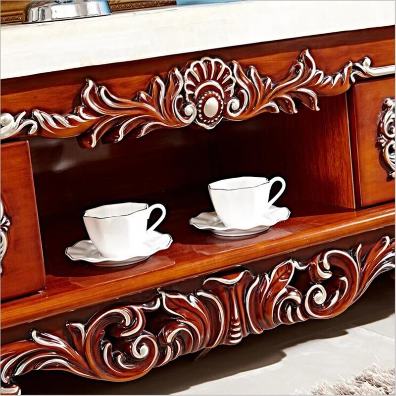Antique High Living Room Wooden furniture lcd TV Stand pfy3001