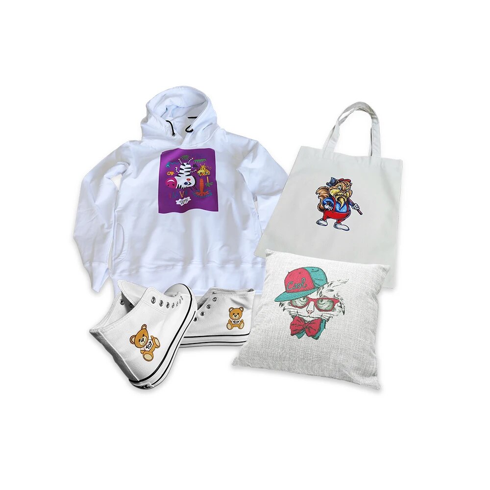 Automatic A3 DTG Printer Flatbed T-Shirt Printing Machine with Textile Ink for Canvas Bag Shoe Hoodie Direct to Garment Printers
