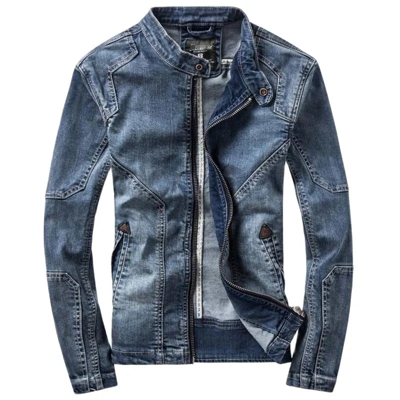 New Retro Classics Denim Jacket Men Vintage Clothes Casual Slim Jackets Men's Coat Jeans Jackets Plus Size M-3XL - KAISERINC