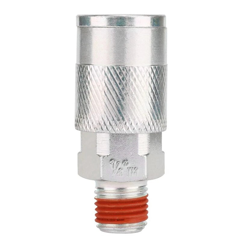 14 Pieces 1/4 Inch Npt Quick Connect Air Coupler And Plug Kit Pneumatic Tool Accessories For Air Compressor Accessories Fittings