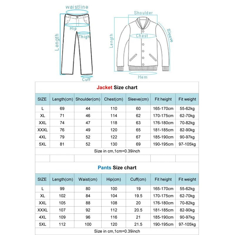 TRVLWEGO Jacket Pants Hiking Camping Spring&Autumn Outdoor Single Waterproof 20000MM Men's Windbreak Trekking Coat Trousers - KAISERINC
