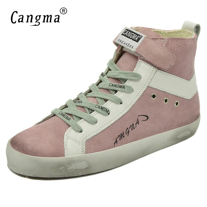 Custom Name Logo Designer Women Men Sneakers Genuine Leather Casual Shoes CMH003