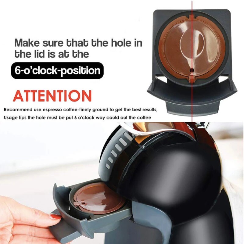 Nespresso 1/2/3PCS Coffee Capsule Nestle Dolce Gusto Capsule Reusable Coffee Filter Capsule Machine Barista Coffee Accessories