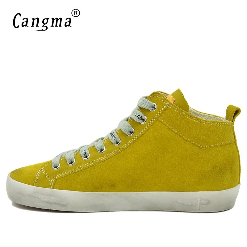 Custom Name Logo Designer Women Men Sneakers Genuine Leather Casual Shoes CMM019