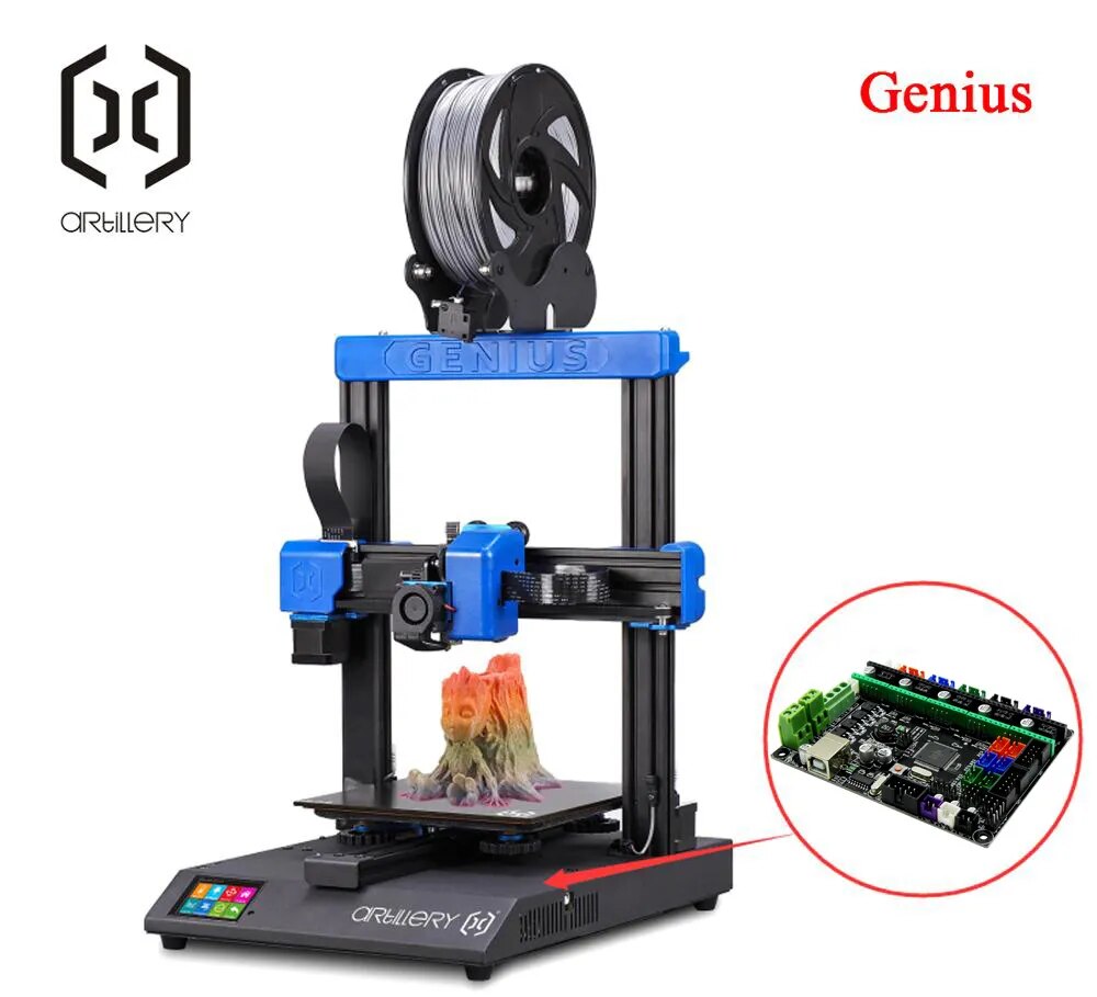3D PrinterArtillery Sidewinder X1 And Genius Latest 8bit MotherboardSupport other brand printers