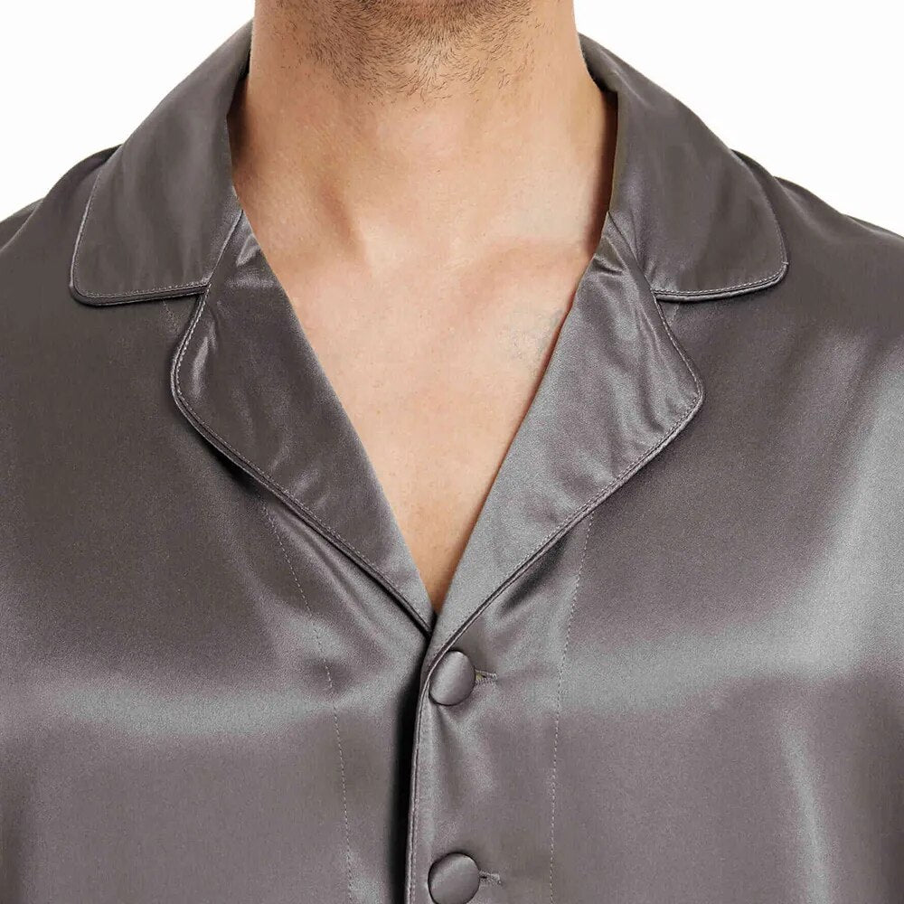 LILYSILK 100 Silk Pajamas Set Men Long 22 momme Luxury Natural Mulberry Silk Men's Clothing Free Shipping