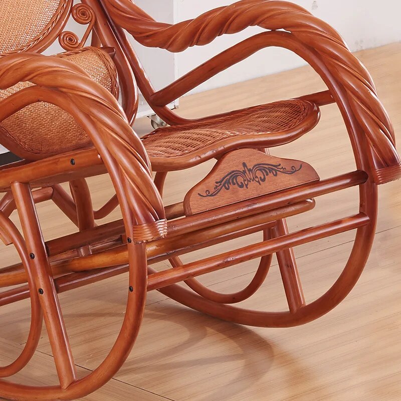 Furniture rocking chair lounge chair indoor and outdoor lounge chair nap lazy leisure leisure chair rattan chair rattan chair ro