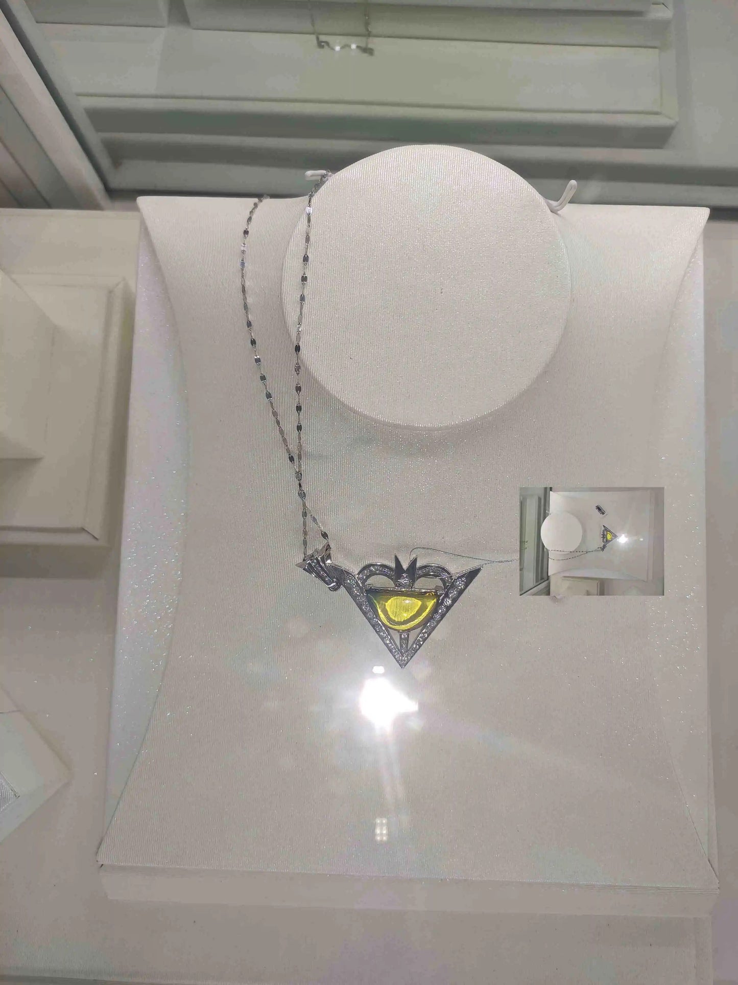 store king rare luxury natural yellow sapphire gem necklace fine jewelry 18K gold girl party gift certified arrow love