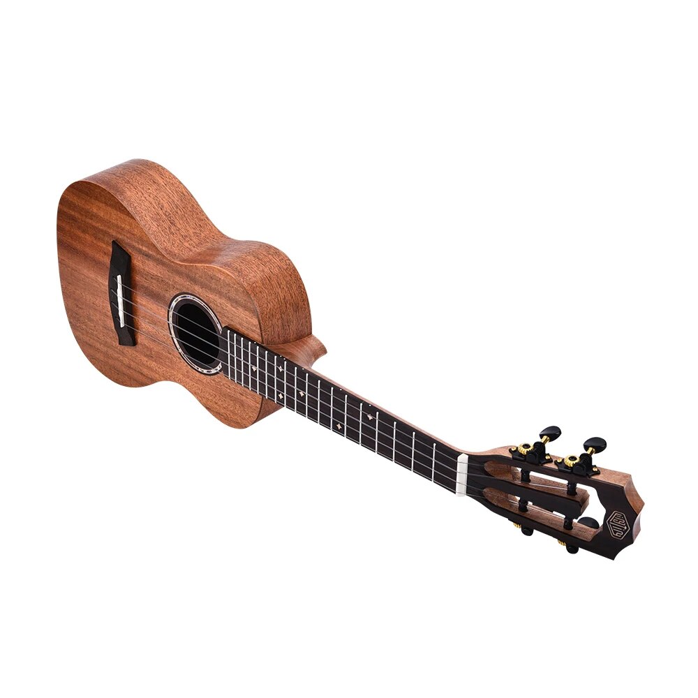 26 Inch Concert Ukulele Ukelele Mahogany Wood Topboard Back & Side Boards with Gig Bag Uke Strap Strings Capo 2pcs Picks