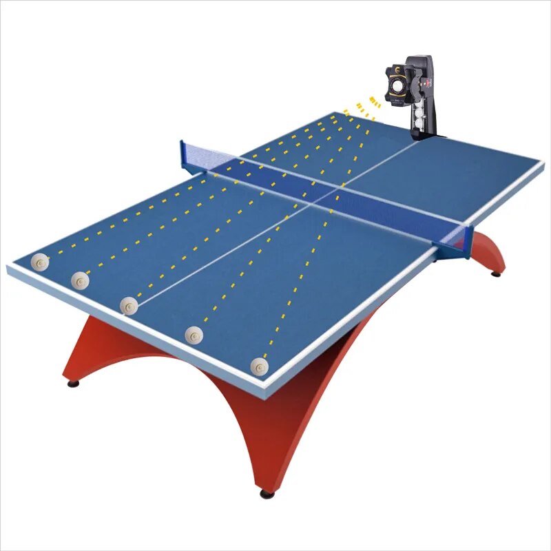 SUZ Wireless Remote Control Table Tennis Robot S302 PING PONG Training Machine Automatic Tennis-Ball-Machine  for 40+ balls