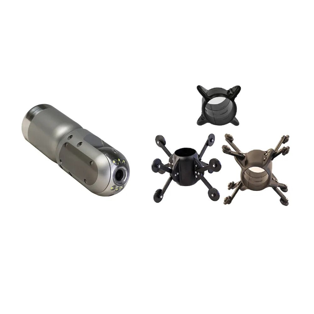 50mm Pan Tilt Rotation Camera Pipe Drain Sewer Inspection Endoscope 9" Screen DVR Keyboard Meter Counter 9mm Fiberglass Cable