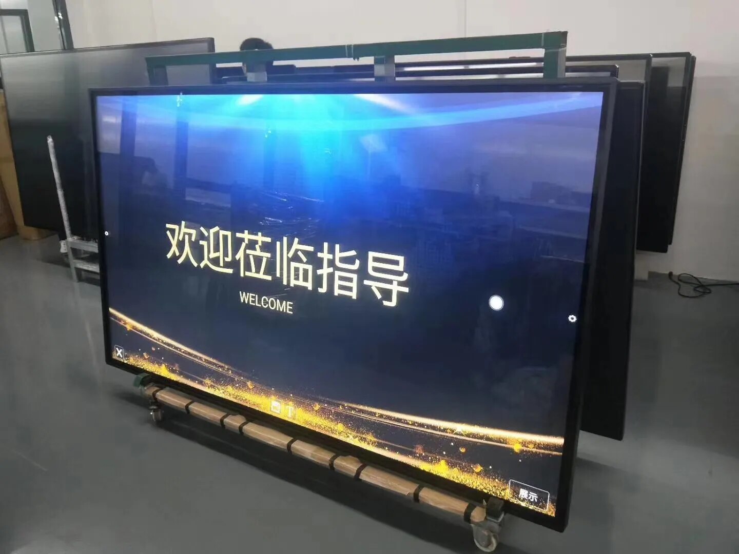 86 98 100 110 120 inch lcd monitor home 4K Smart wifi led television TV