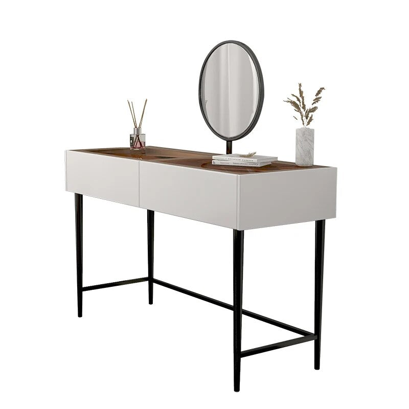 Italian light luxury dresser modern minimalist bedroom window net red dresser small dressing table Bedroom Furniture