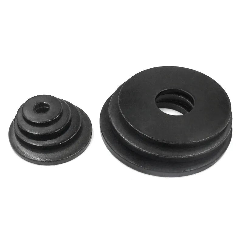 2/5/10/20/25pcs M3 M4 M5 M6 M8 M10 M12 M14 M16 Black Grade 8.8 Steel Large Size Oversize Big Wider Flat Washer Plain Gasket