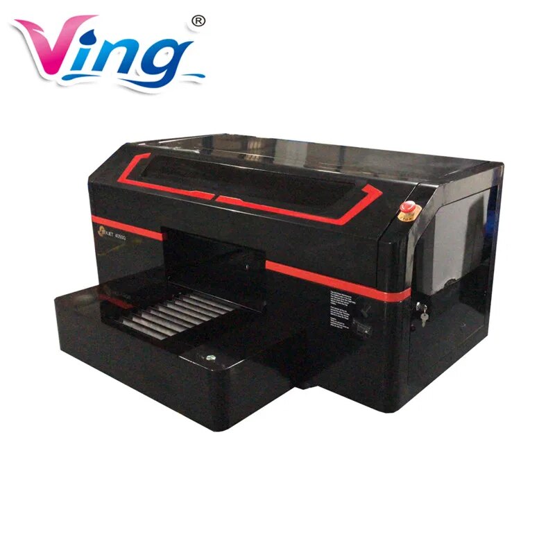 US Free Shipping Single Station Direct to Garment DTG Printer With 8 Industrial Heads