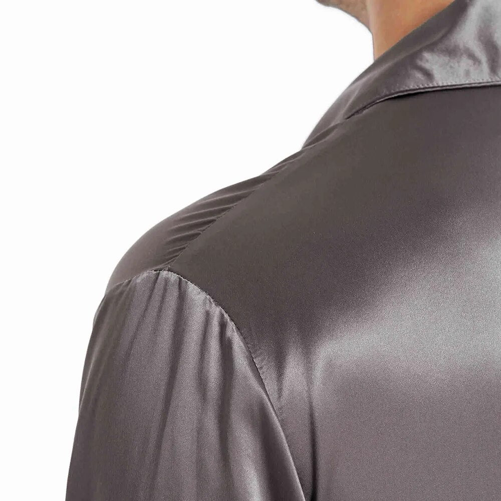 LILYSILK 100 Silk Pajamas Set Men Long 22 momme Luxury Natural Mulberry Silk Men's Clothing Free Shipping