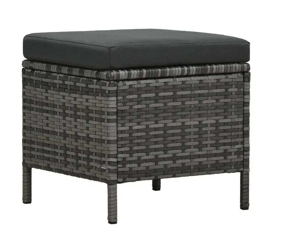 4 Piece Rattan Garden Furniture Sofa Set Brown Sofa Wicker Weave 9 Seater Patio Conservatory Luxury Grey only ship to UK