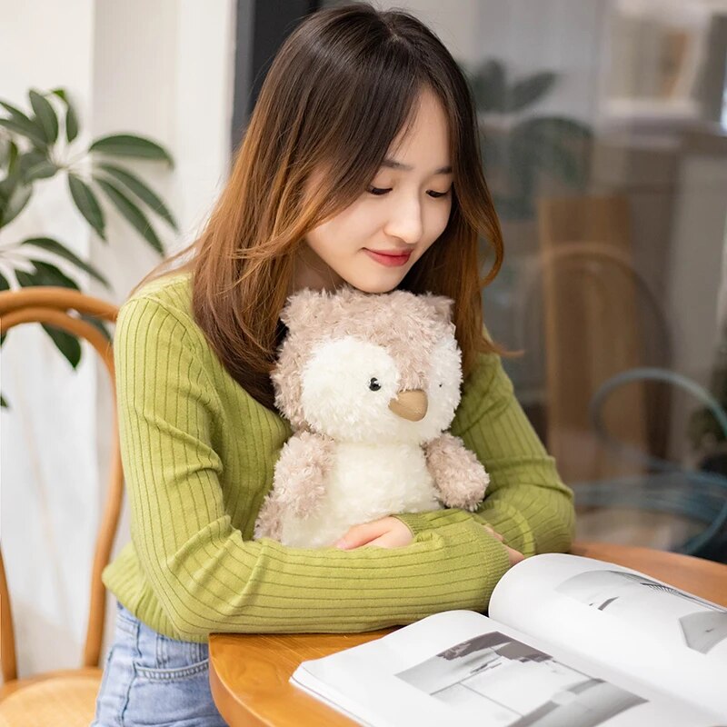 20/30cm Simulation Cute Sheep Owl Rabbit Chick Pink Pig Plush Toys for Children Baby Soft Doll Stuffed Animal Toy Kids Gift