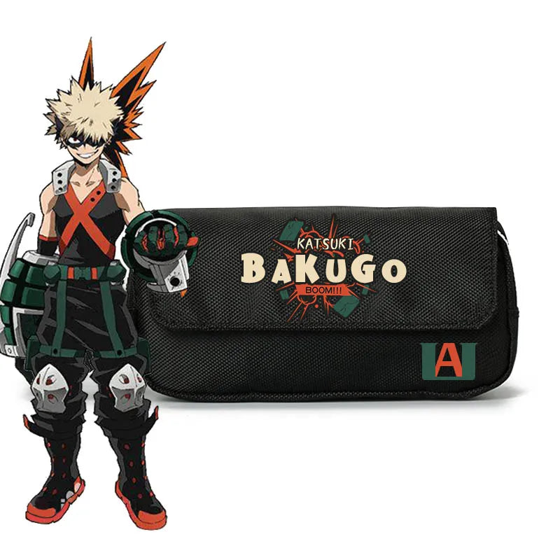My Hero Academia deku bakugou katsuki Wallet Purse Bag Cosmetic Stationery Pencil Bag Girls Boys Gift Back to School Supplies