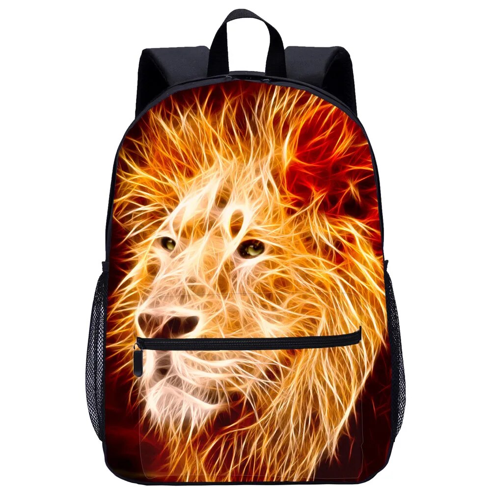 Lion Backpack For Children Animal School Bag Student Backpack Book Bags Notebook Backpack Backpack