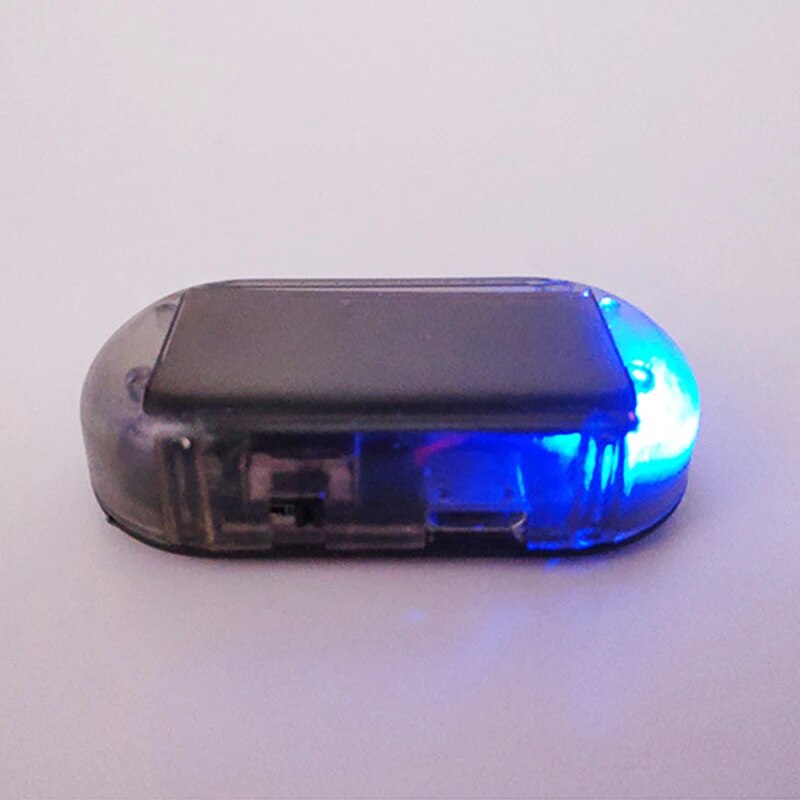 LED Warning Light Fake Solar Power Alarm Lamp Security System Warning Theft Flash Blinking Anti-Theft Caution LED Light Car New