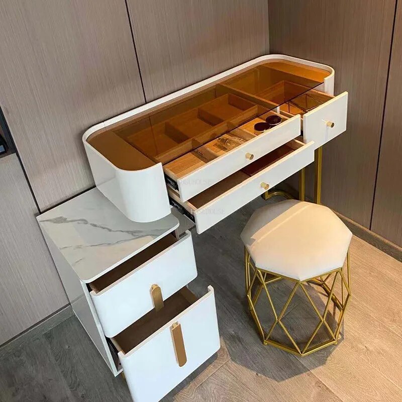FOSUHOUSE Designer Home Dressers Bedroom Furniture Vanity Luxury Dressing Table Nordic Living Room Storage Side Cabinet