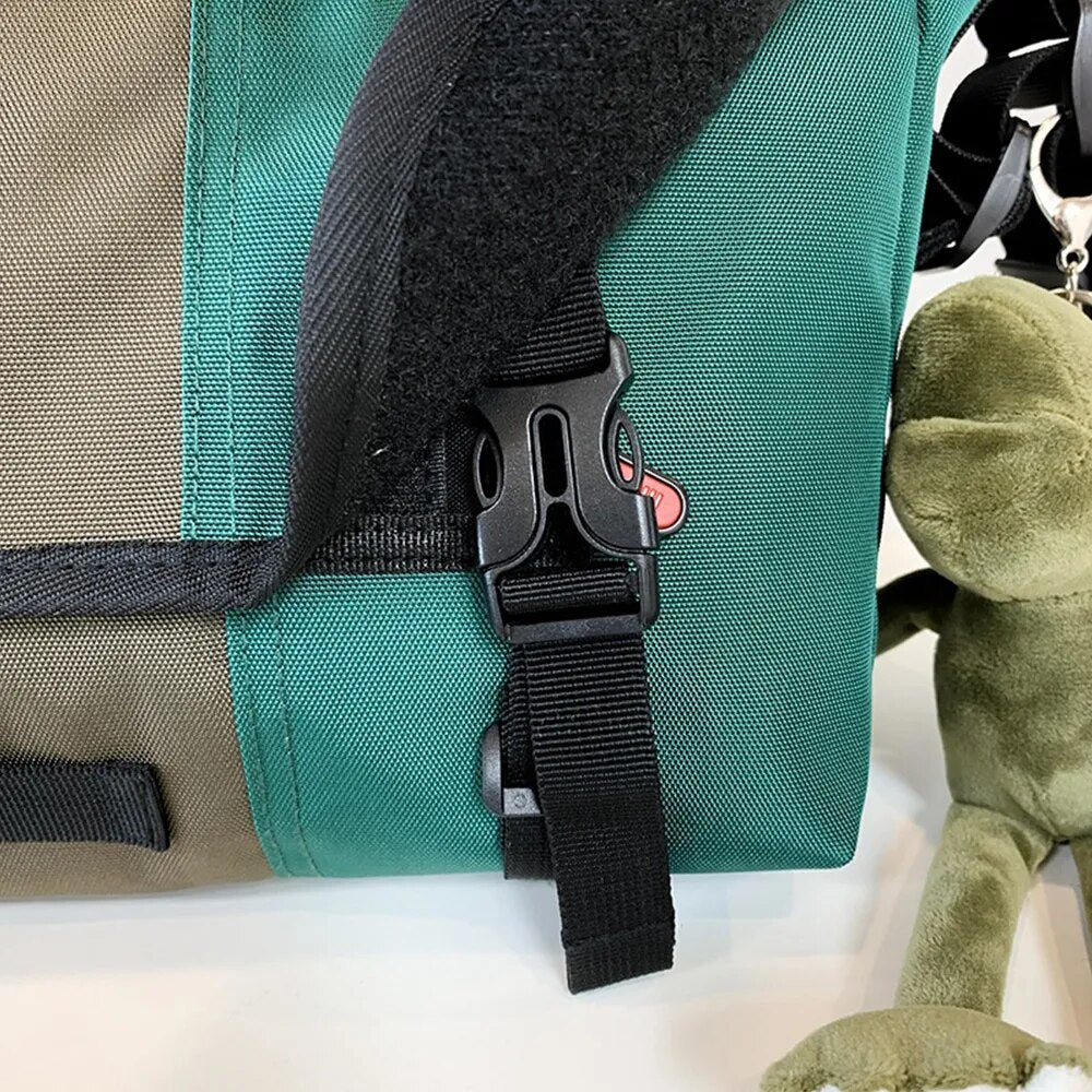 New Fashion Men's Shoulder Bag Male High Quality Oxford Sports Satchel Messenger Bags Men Striped Solid Crossbody Bags XA685ZC