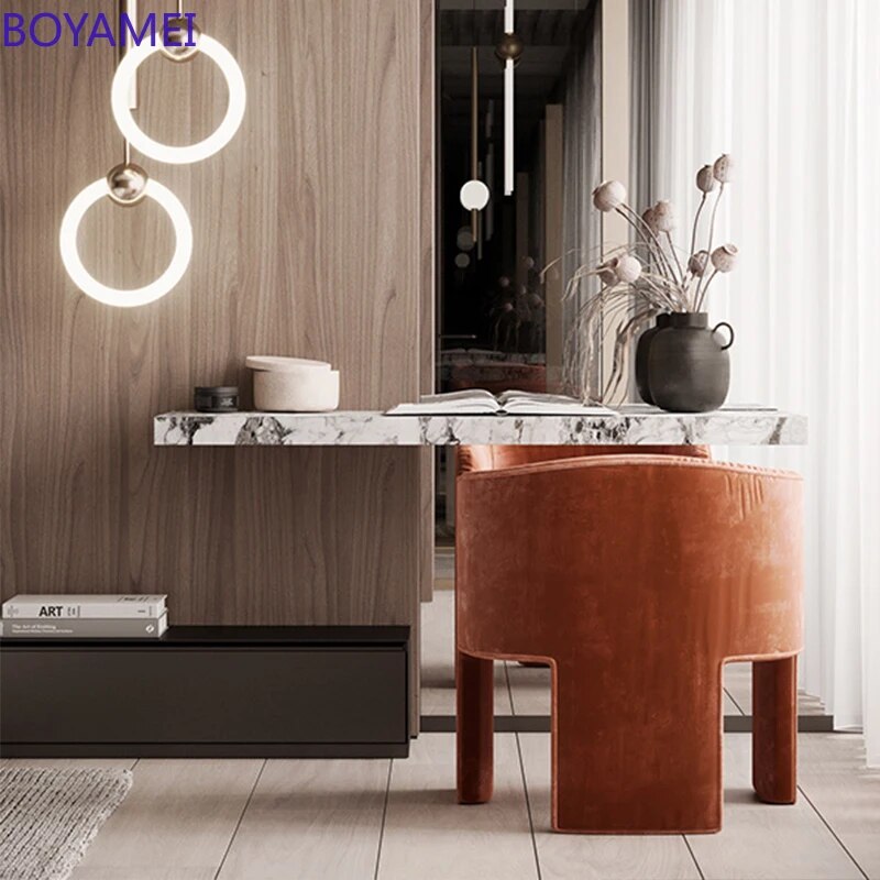 Furniture nordic single light luxury sofa chair designer small apartment living room bedroom chair