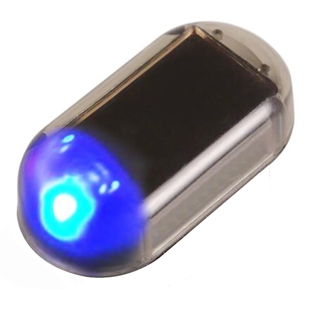 LED Warning Light Fake Solar Power Alarm Lamp Security System Warning Theft Flash Blinking Anti-Theft Caution LED Light Car New