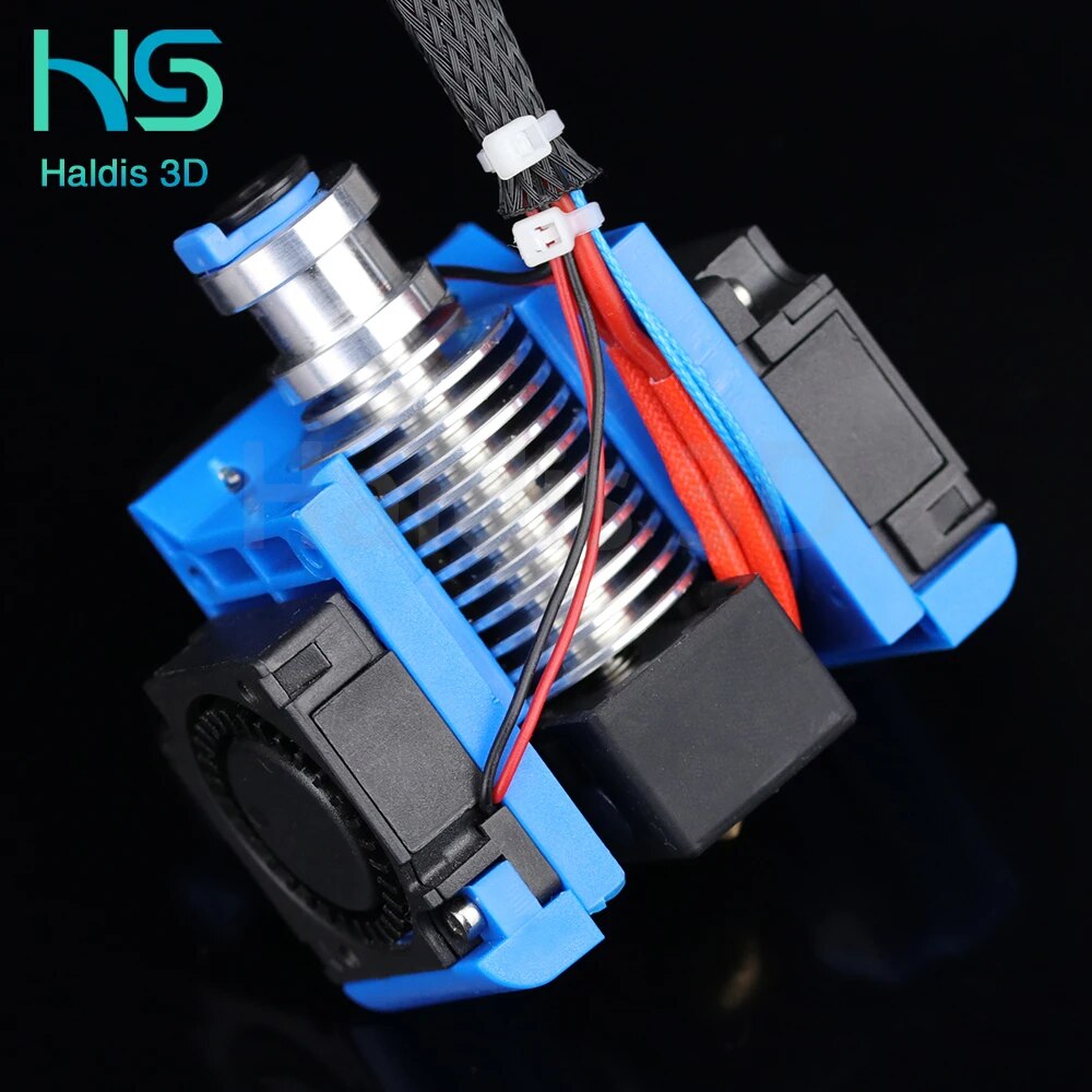 Top Quality All Metal V6 J-head Hotend Bowden Extruder Kit For E·3DV6 volcano Hotend Cooling Fan Bracket Block 3D Printers Parts