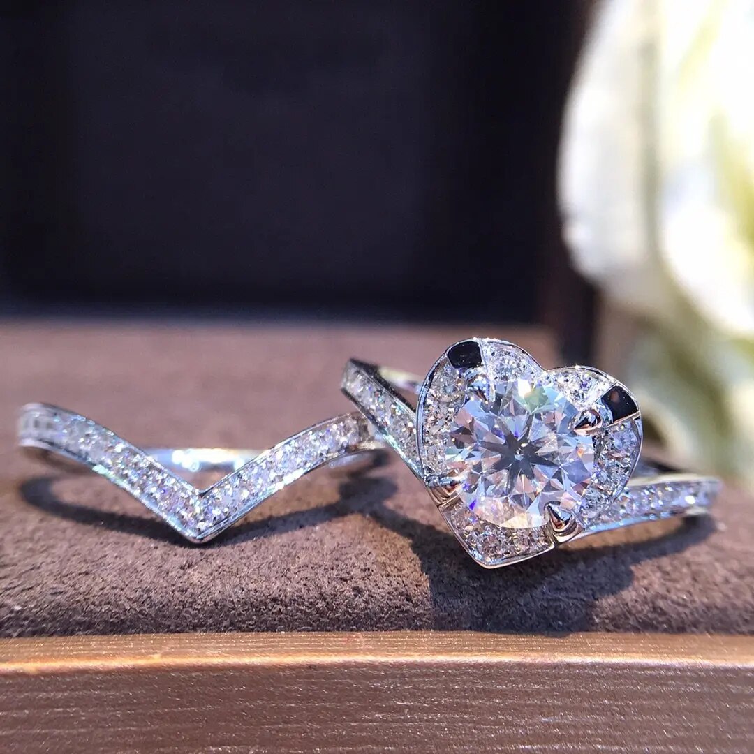 Natural Diamond 18K Gold Pure Gold Ring Beautiful Gemstone Ring Good Upscale Trendy Classic Party Fine Jewelry Hot Sell New 2023