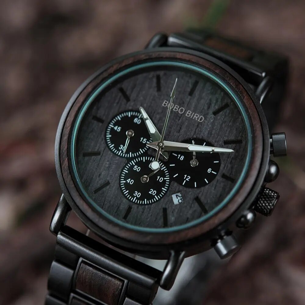 BOBOBIRD Man Watch Luxury Men's Watches For Men Quartz Wristwatches Clock Male Custom Wrist Watch Orologio Uomo Timepieces