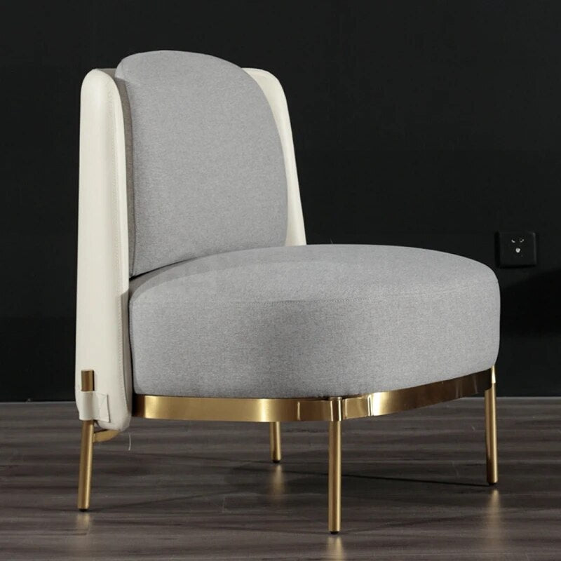 Comfortable Hotel Furniture Upholstered Fabri Sofa Chairs Lounge Living Room Furniture Recliner Chair
