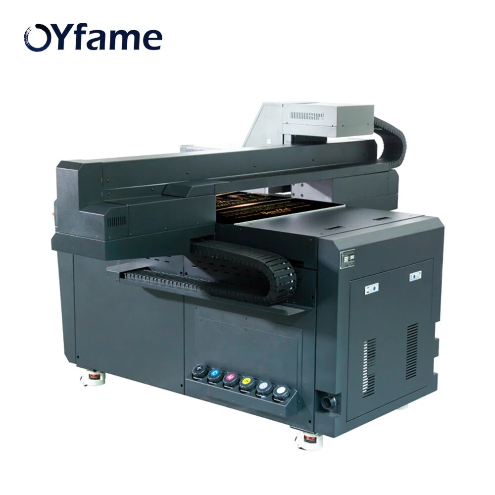 OYfame Larget Format UV Printer With GH2220 Printhead UV Flatbed Printer For Phone Case Glass Acrylic industrialPrinting Machine